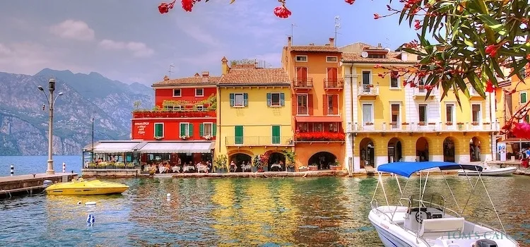 Fishing area Lake Garda